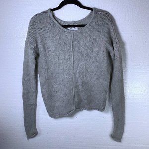 One Teaspoon Womens XS Gray Lightweight Knit Pullover Sweater Urban Outfitters